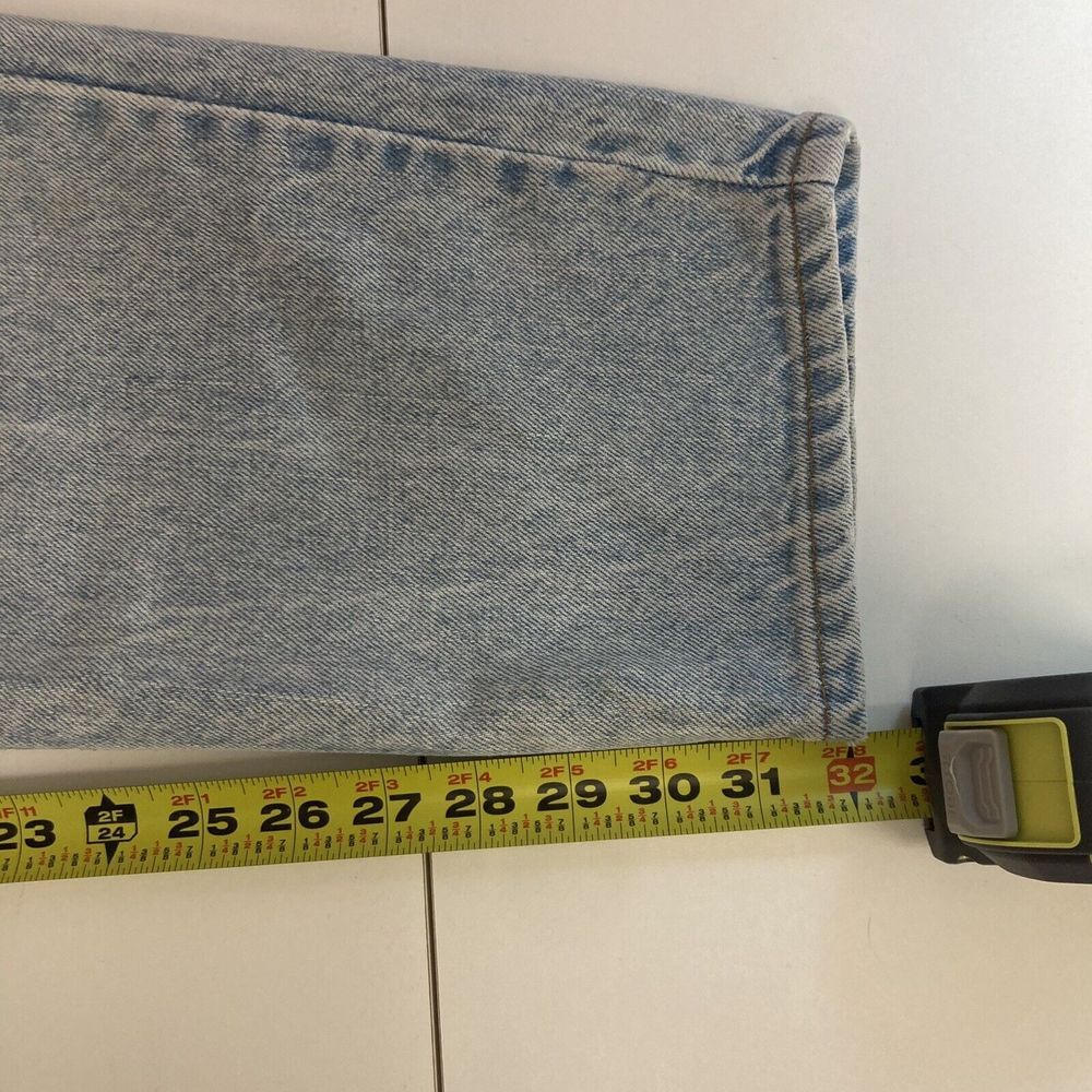 Vintage Levi's 550 Made in USA 1994 38x32 Tapered Leg Relaxed Fit Light Wash 90s - Picture 14 of 15